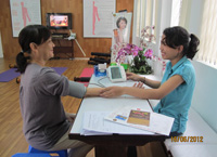 Tổ chức kiểm tra sức khỏe và tập thử con lăn DOCTOR100 tại TP Hồ Chí Minh